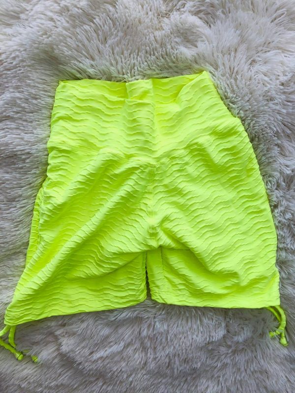 short regulable amarillo neón - Imagen 2