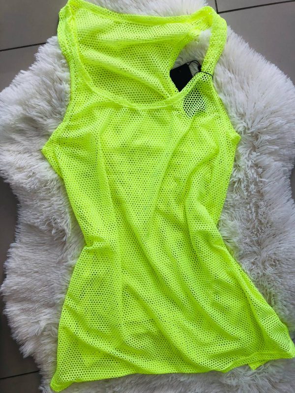 Musculosa amarillo fluor