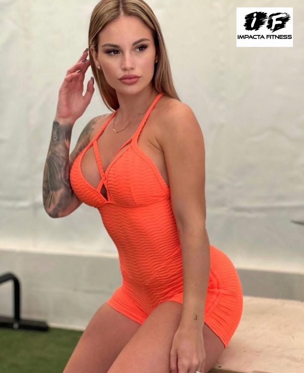 Mono naranja wave talle único(Calidad Premium)