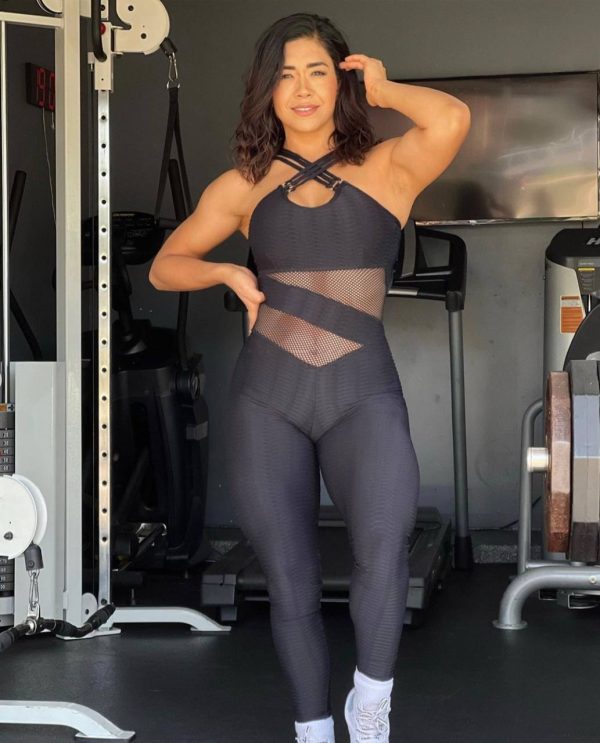 Monito negro texturizado negro con transparencias(TALLE ÚNICO DEL 36 AL 42)