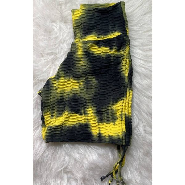 SHORT AMARILLO NEGRO(TIEDYE)