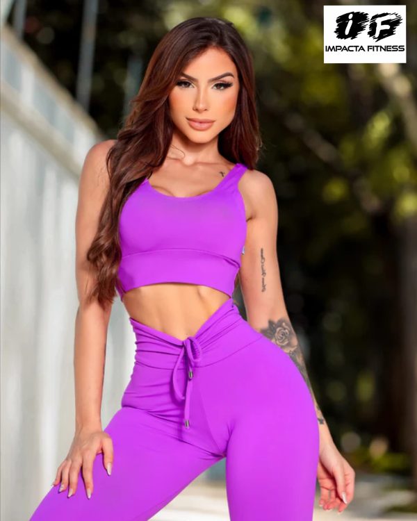 Conjunto Violeta liso MBR- Tiro Alto