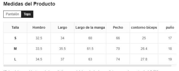 Conjunto manga larga sin costura negro- M(36-42) - Imagen 6
