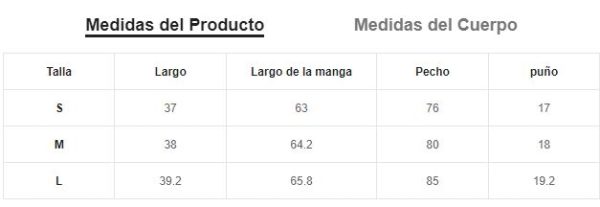 Top manga larga liso negro- M(36-42) - Imagen 5