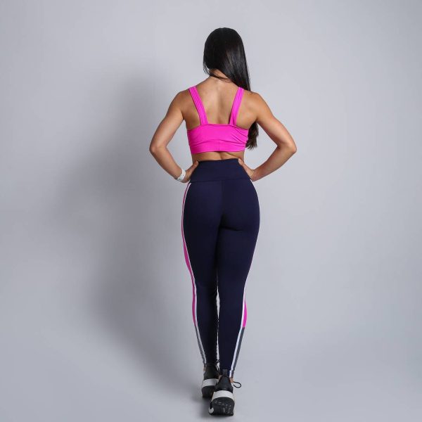 Calza-legging modelo Lolo azul-pink(RESERVA) - Imagen 3