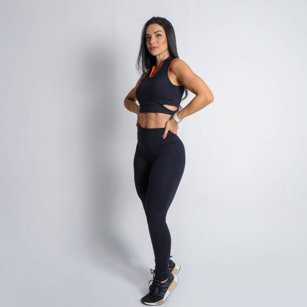 Calza-legging negro Victoria negra-talle único(36-42)