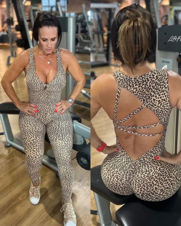 Mono animal print- espalda Araña-Talle único