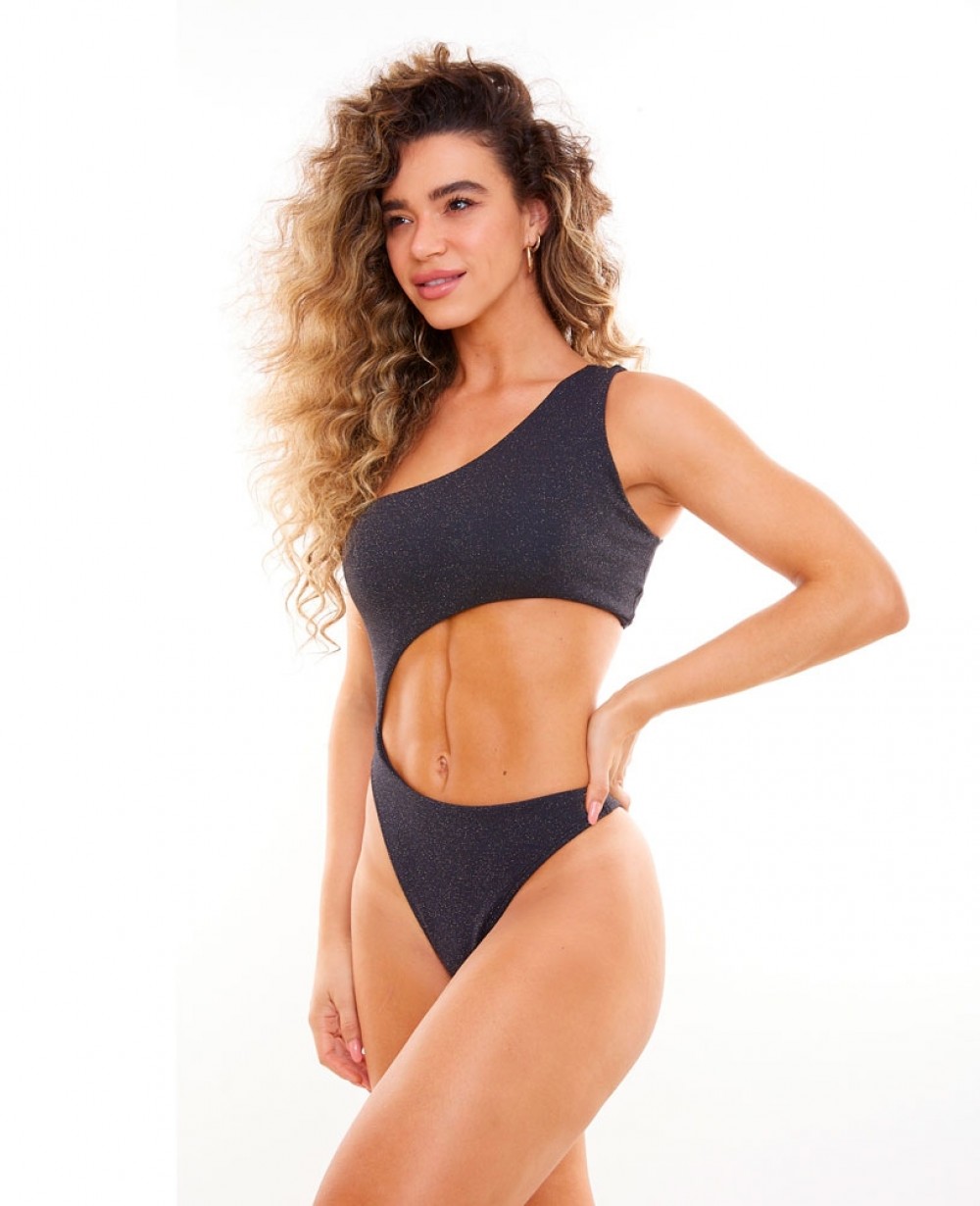 Body Lurex negro-M