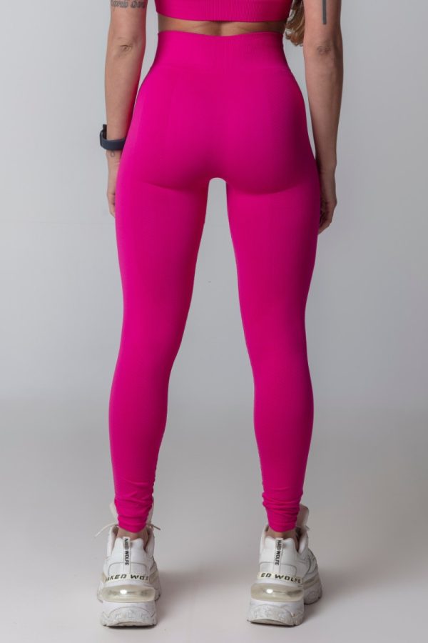 Calza sin costura Hipkini  fuscia-talle U - Imagen 2