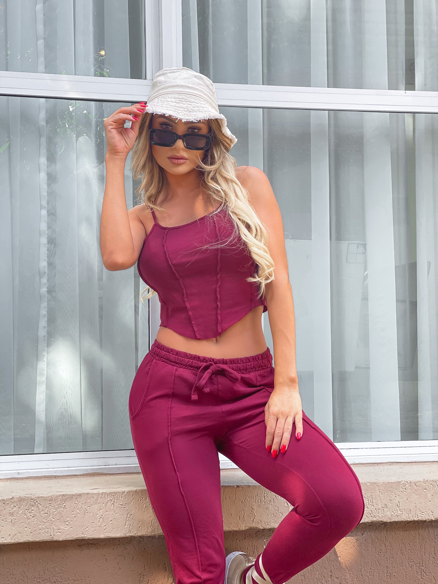 Jogger Rojo LETSGYM-M