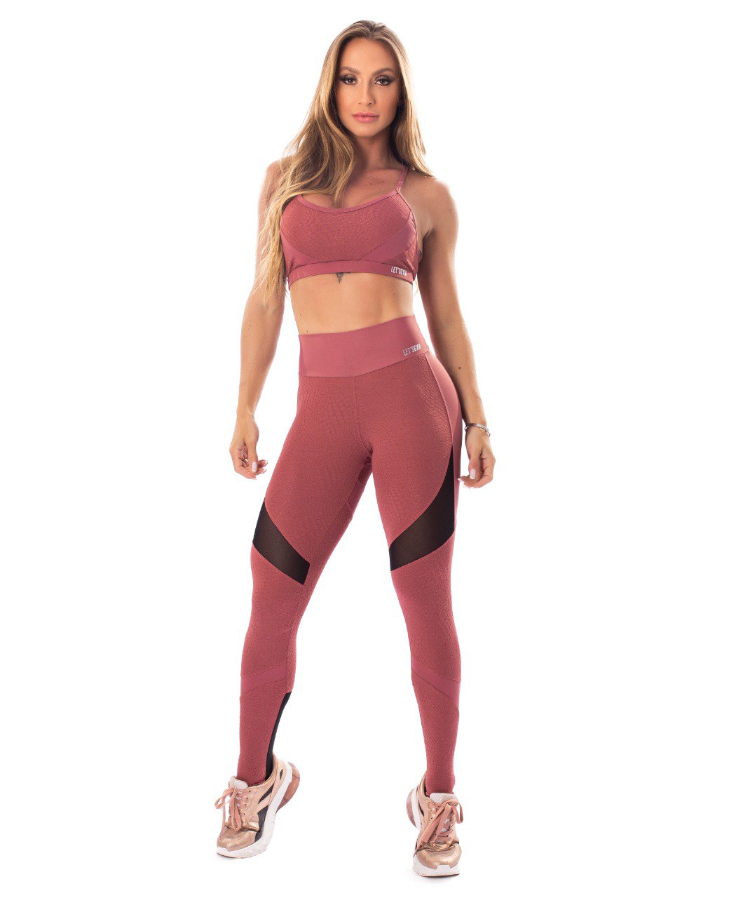 Calza rosa Transparencias-LETSGYM-Tam G