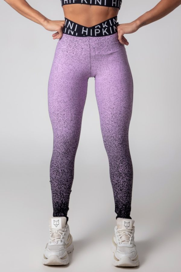 Calza violeta Hipkini Degradé elásticos-Tam U