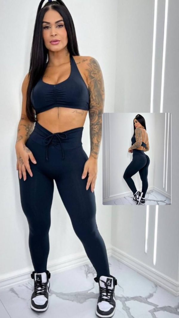 Conjunto fitness Alicia negro-levanta Cola