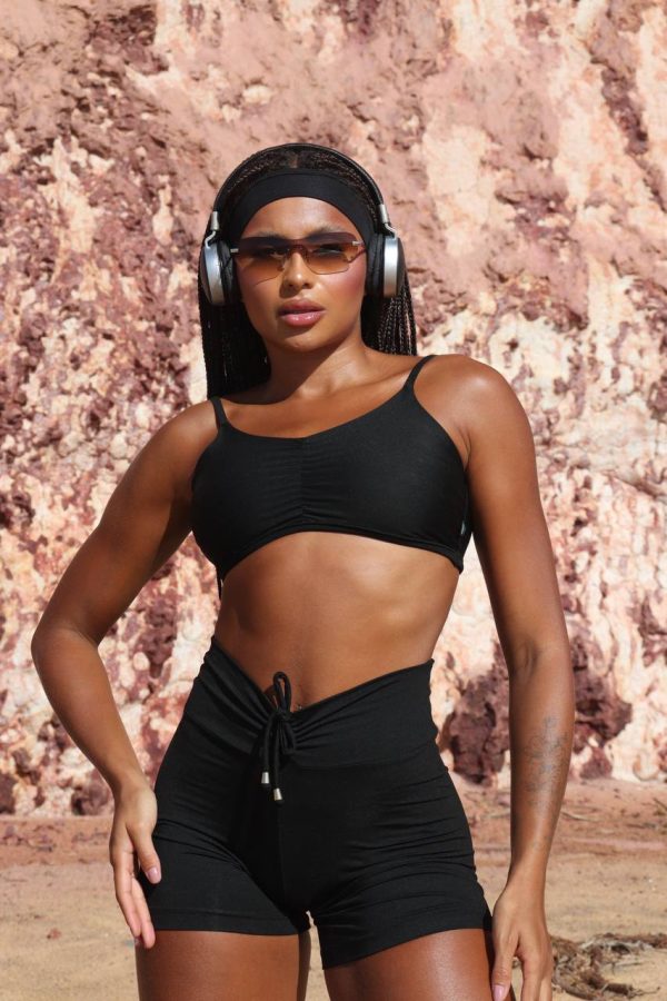Conjunto fitness negro premium-Talle único(36-42)