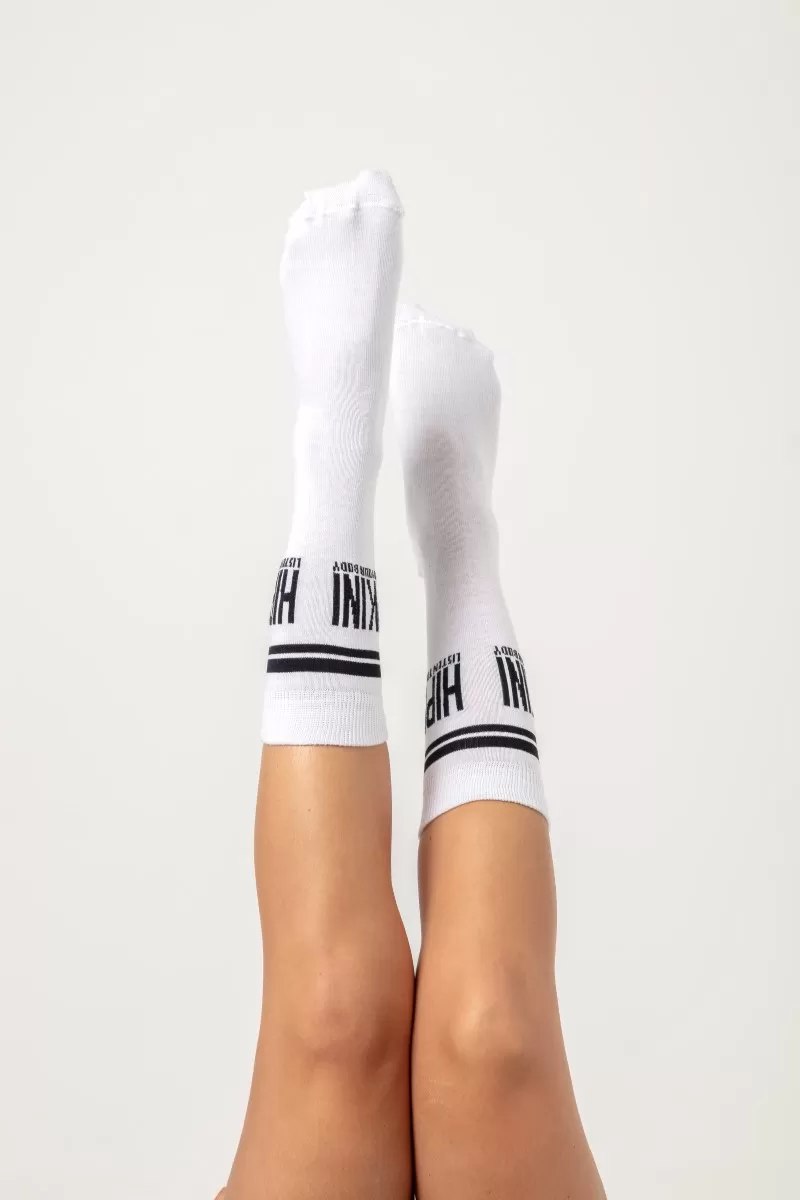 Medias Aesthetic Fitness blancas-talle único