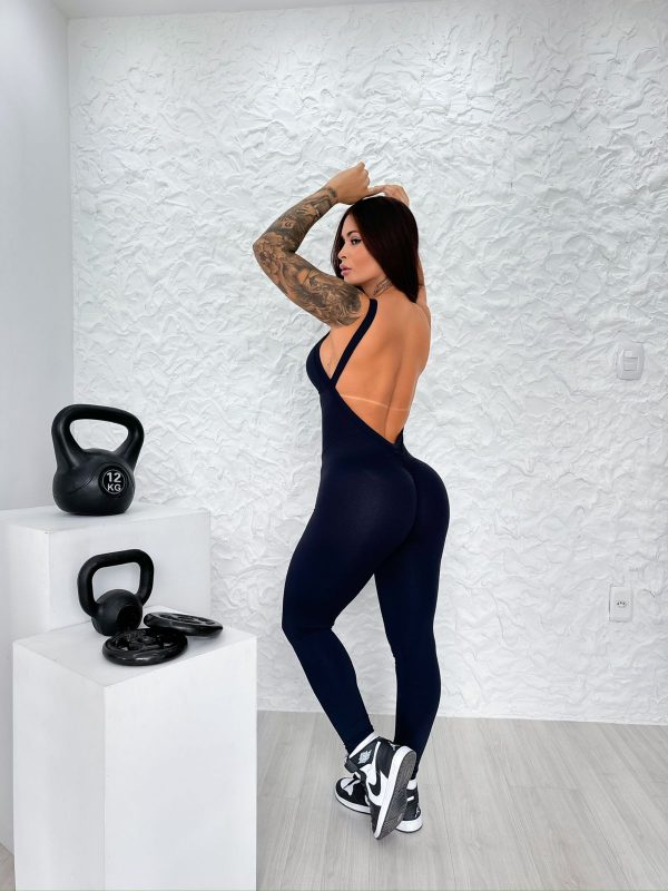 Monito negro espalda descubierta- premium talle único 36-42 - Imagen 2