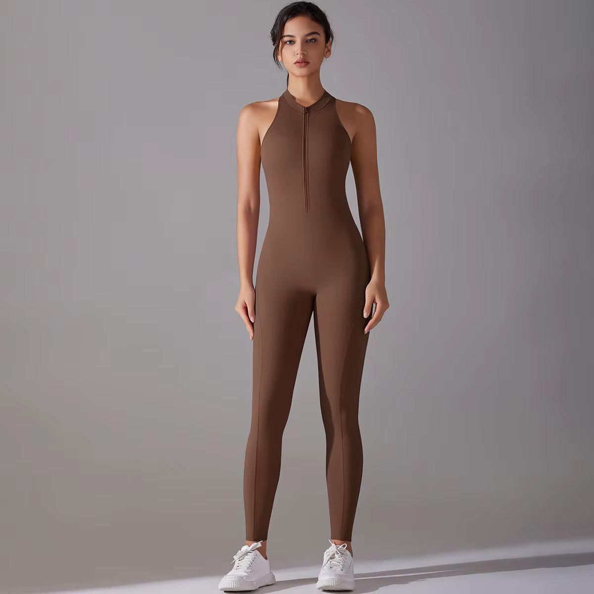 Monito marron con cierre PREMIUM (talle s/m)- PREVENTA ON con el 15% OFF