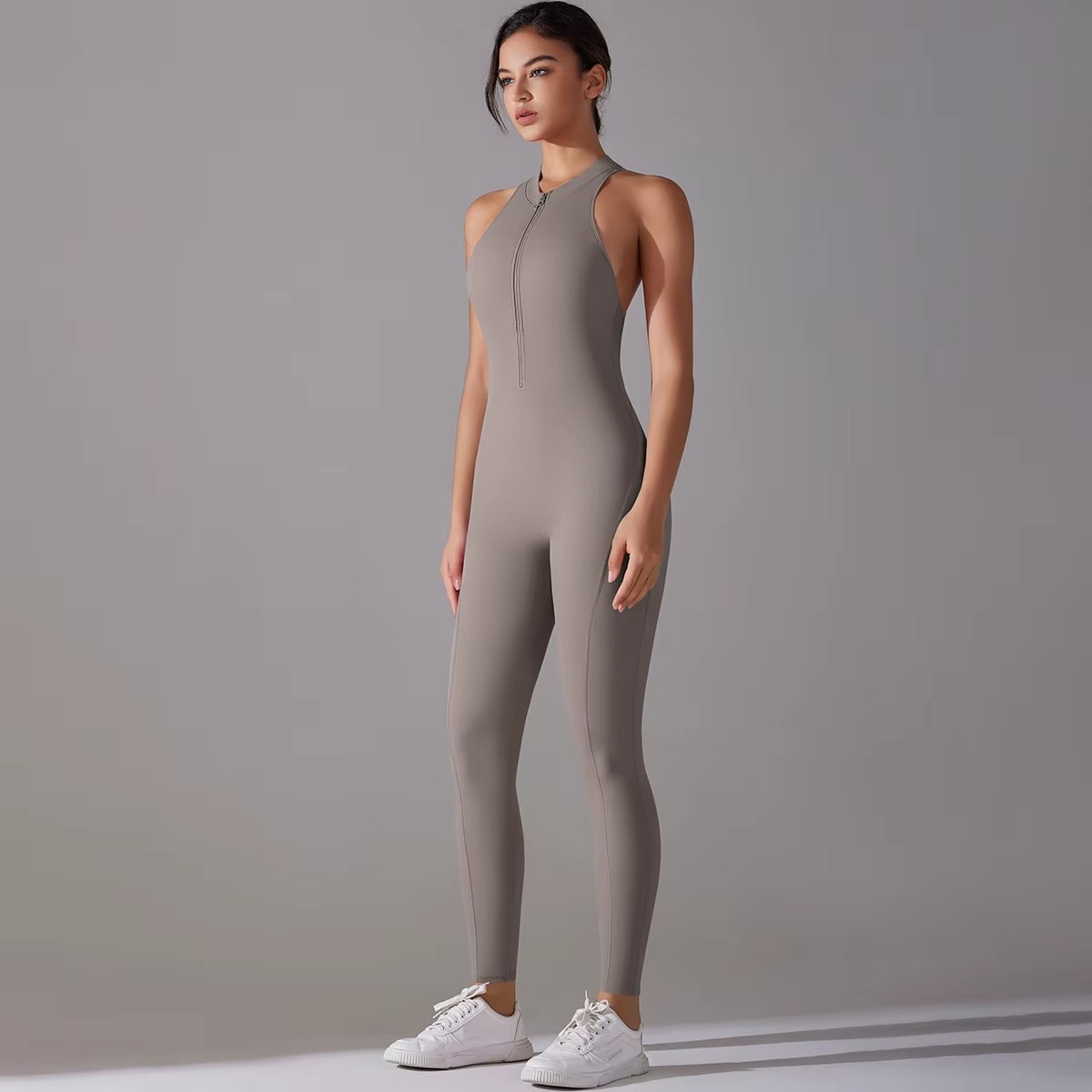 Monito gris con cierre PREMIUM (talle s/m)- PREVENTA ON con el 15% OFF